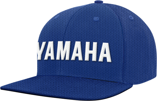 YAMAHA APPAREL Yamaha Flat Bill Snapback Hat - Blue NP21A - H2689 - Kelly Motorsports
