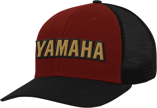 Yamaha Apparel Yamaha Hat - Red, Black & Gold NP21A - H3201 - Kelly Motorsports