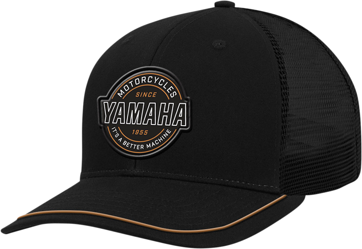 Yamaha Apparel Yamaha Motorcycle Patch Hat - Black NP21A - H2740 - Kelly Motorsports