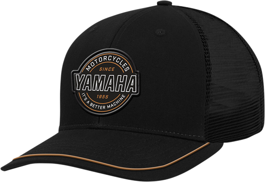 Yamaha Apparel Yamaha Motorcycle Patch Hat - Black NP21A - H2740 - Kelly Motorsports