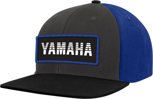 Yamaha Apparel Yamaha Patch Hat - Graphite and Blue NP21A - H2690 - Kelly Motorsports