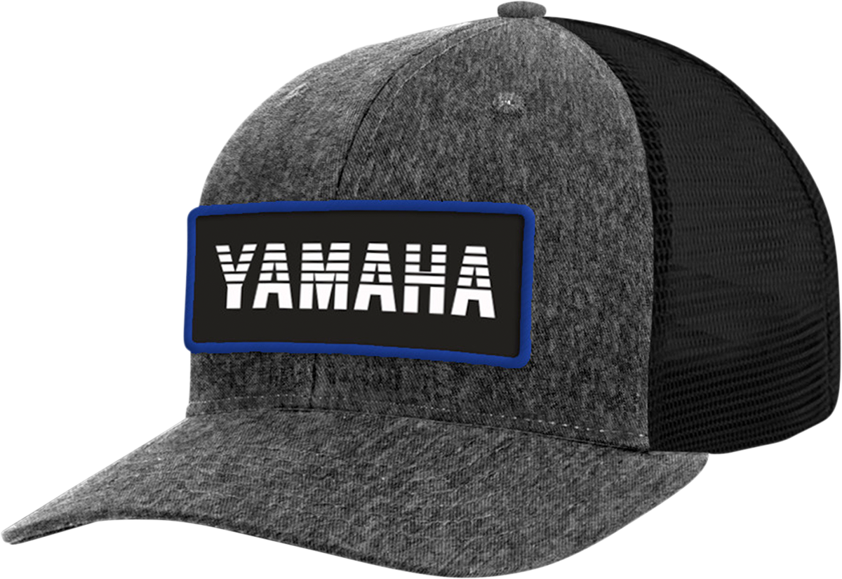 Yamaha Apparel Yamaha Patch Hat - Heather Gray and Black NP21A - H2735 - Kelly Motorsports