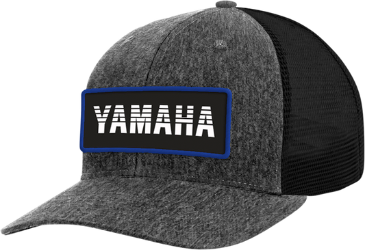 Yamaha Apparel Yamaha Patch Hat - Heather Gray and Black NP21A - H2735 - Kelly Motorsports