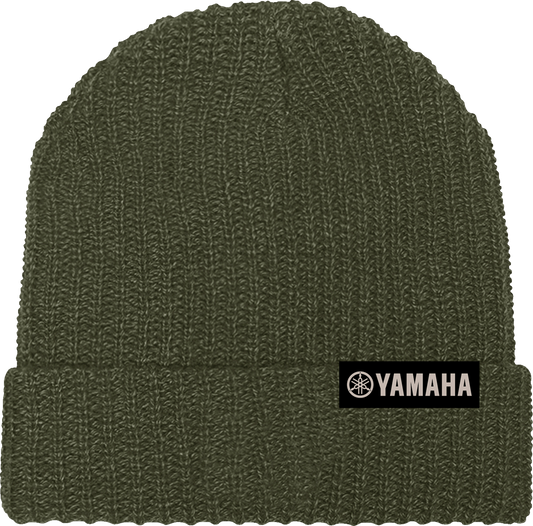 Yamaha Apparel Yamaha Racing Beanie - Olive LEM25 - H44 - Kelly Motorsports