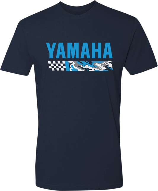 Yamaha Apparel Yamaha Racing Camo T-Shirt - Blue, Large (Part Number: NP21S - M3114 - L) - Kelly Motorsports