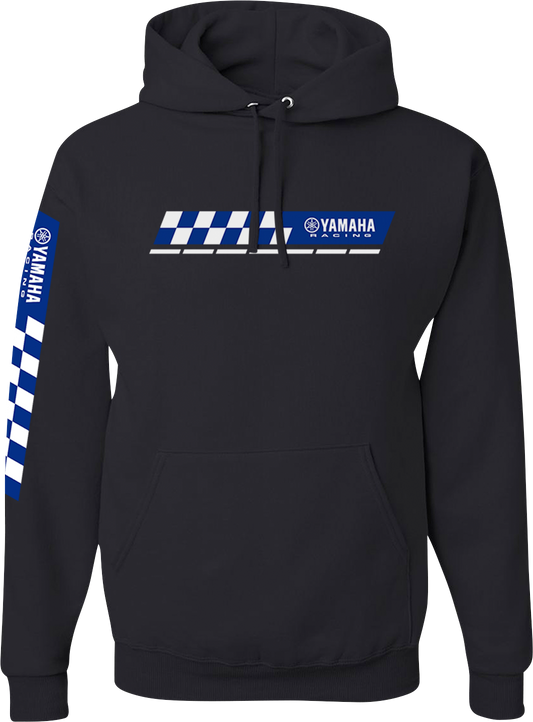 Yamaha Apparel Yamaha Racing Check Hoodie - Black - Small NP21S - M3110 - S - Kelly Motorsports