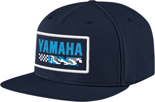 Yamaha Apparel Yamaha Racing Hat - Flat Bill Camo Blue (Part Number NP21A - H3239) - Kelly Motorsports