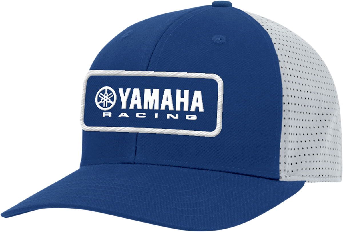 Yamaha Apparel Yamaha Racing Velcro Hat - Blue and White NP21A - H3243 - Kelly Motorsports