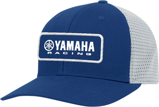 Yamaha Apparel Yamaha Racing Velcro Hat - Blue and White NP21A - H3243 - Kelly Motorsports