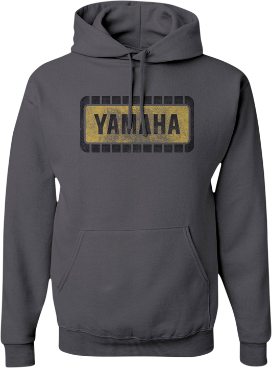 Yamaha Apparel Yamaha Retro Hoodie - Charcoal - 2XL (Part Number: NP21S - M1971 - 2X) - Kelly Motorsports