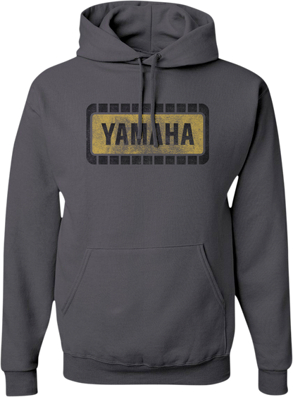 Yamaha Apparel Yamaha Retro Hoodie - Charcoal Small NP21S - M1971 - S - Kelly Motorsports