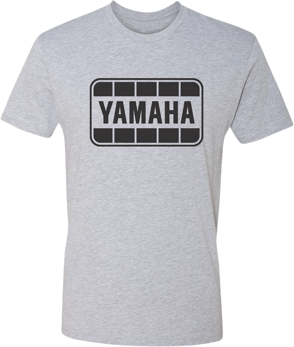 Yamaha Apparel Yamaha Retro T-Shirt - Gray and Black, Medium (Part Number: NP21S - M1966 - M) - Kelly Motorsports
