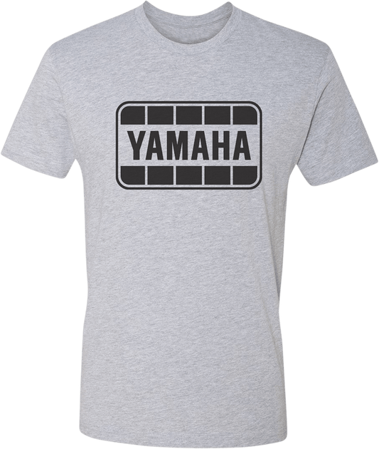 Yamaha Apparel Yamaha Retro T-Shirt in Gray and Black – 2XL, Part Number NP21S-M1966-2X - Kelly Motorsports