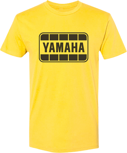Yamaha Apparel Yamaha Retro T-Shirt - Yellow and Black | Model NP21S-M1969-M - Kelly Motorsports