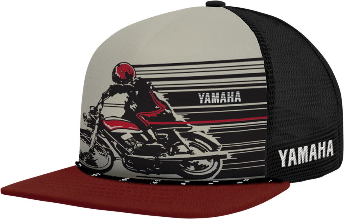 Yamaha Apparel Yamaha Speed Hat - Black and Red NP21A - H2739 - Kelly Motorsports