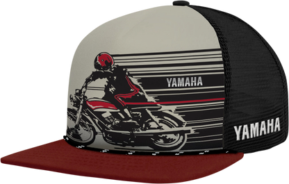 Yamaha Apparel Yamaha Speed Hat - Black and Red NP21A - H2739 - Kelly Motorsports