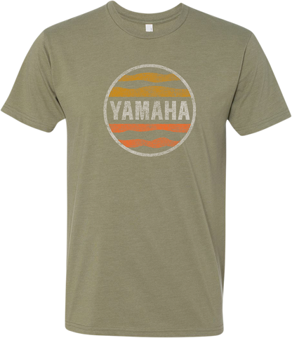 Yamaha Apparel Yamaha Sunset T-Shirt - Olive Green, Small, Model NP21S - M3128 - S - Kelly Motorsports