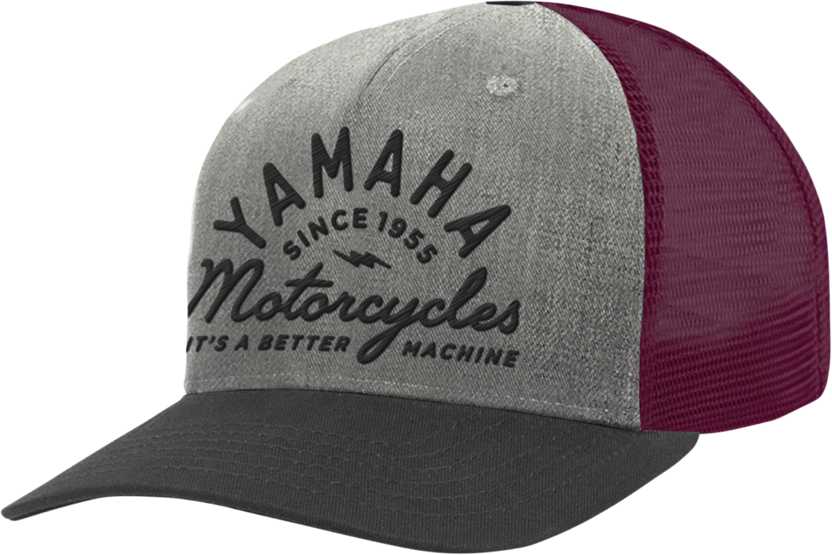 Yamaha Apparel Yamaha Wool Hat - Gray/Maroon NP21A - H3247 - Kelly Motorsports