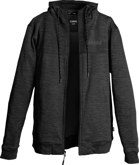 YAMAHA APPAREL Yamaha Zip Hoodie - Black - Large 3050-6535 - Kelly Motorsports