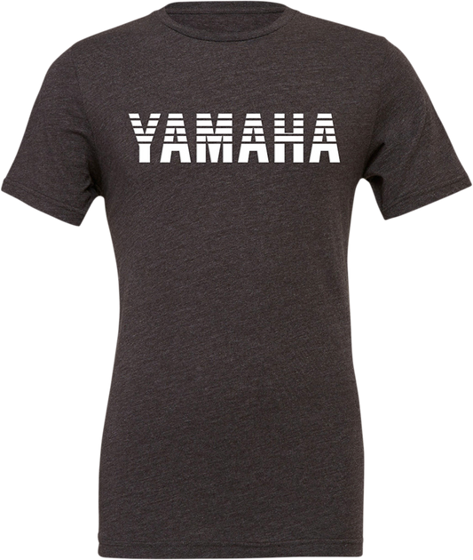 Yamaha Heritage T-Shirt by Yamaha Apparel - Heather Midnight Navy Large NP21S - M1970 - L - Kelly Motorsports