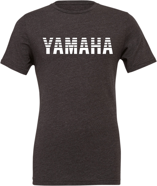 Yamaha Heritage T-Shirt by Yamaha Apparel - Heather Midnight Navy Medium NP21S-M1970-M - Kelly Motorsports