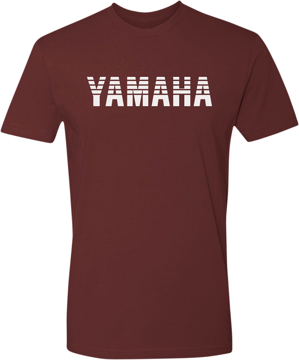 Yamaha Heritage T-Shirt in Maroon - XL by Yamaha Apparel NP21S - M1965 - XL - Kelly Motorsports
