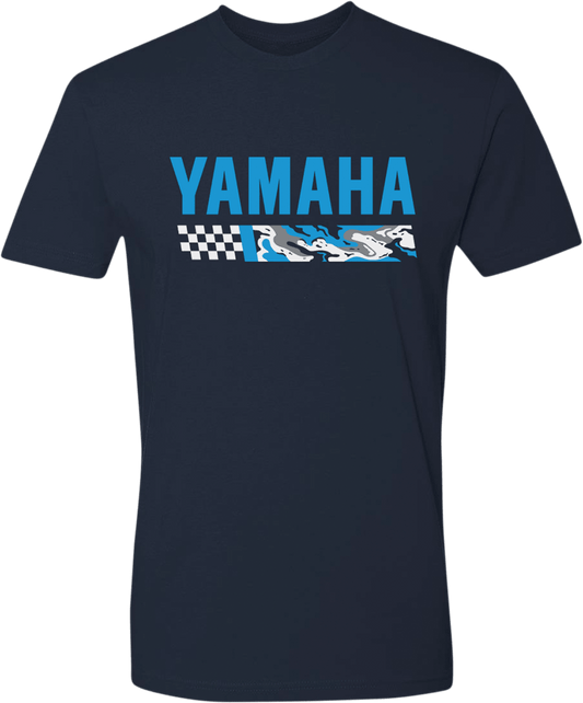 Yamaha Racing Camo T-Shirt - Blue, Small by Yamaha Apparel (Part Number: NP21S-M3114-S) - Kelly Motorsports