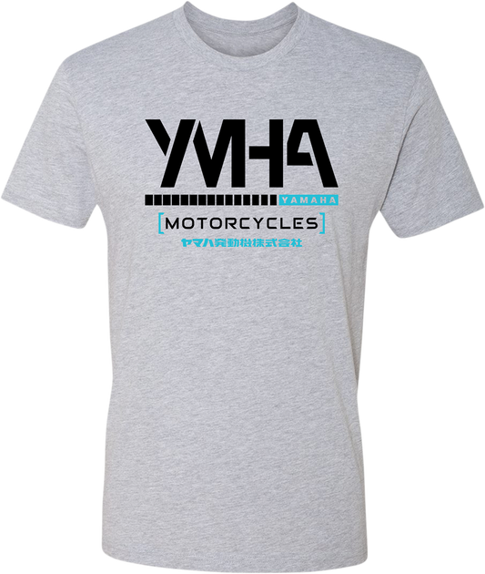 Yamaha Rev T-Shirt by Yamaha Apparel - Heather Gray, Small (Part NP21S - M3141 - S) - Kelly Motorsports