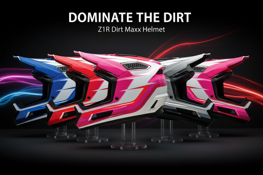 Z1R Dirt Maxx Helmet Vortex - 5 Colorways Hero v2