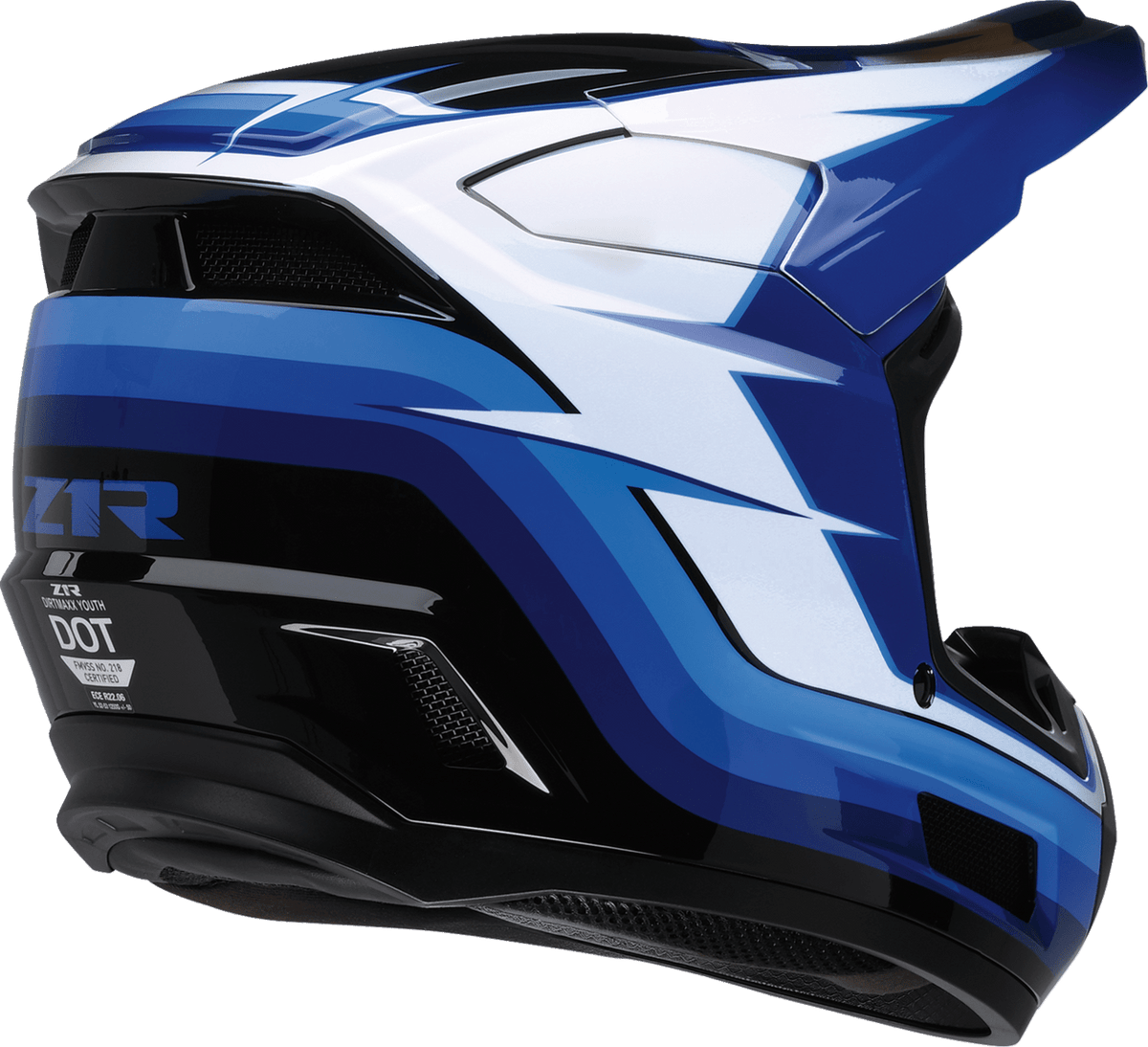 Z1R Dirt Maxx Helmet Vortex - Child, Youth & Adult Sizes - Kelly Motorsports