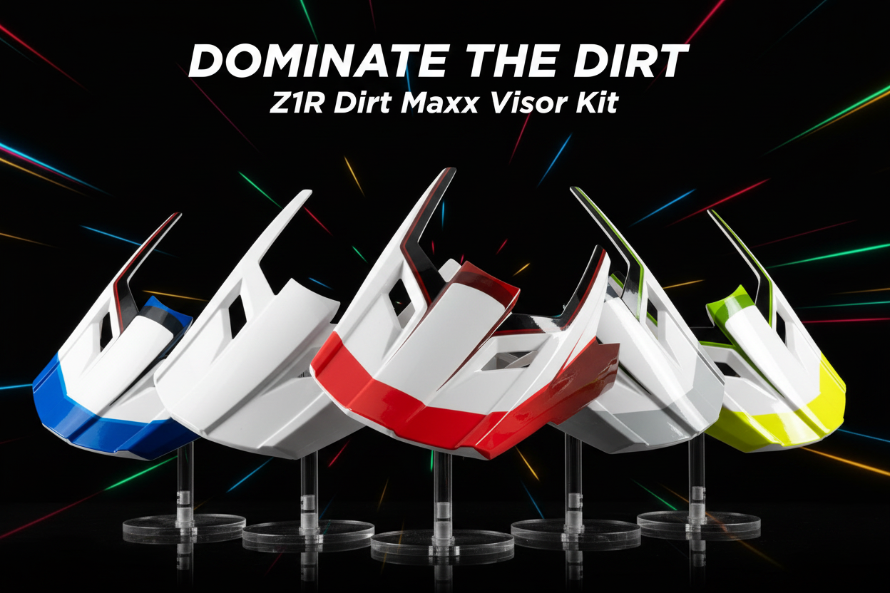 Z1R Dirt Maxx Visor Kit - 5 Colorways Hero