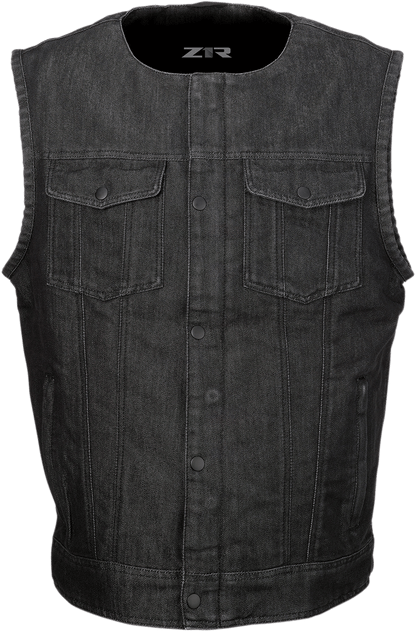 Z1R Ganja Vest w/CC Pockets Black or Denim - Kelly Motorsports