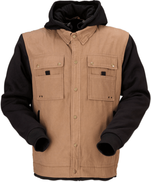 Z1R Jayrod Men's Jacket Black/Tan - Kelly Motorsports