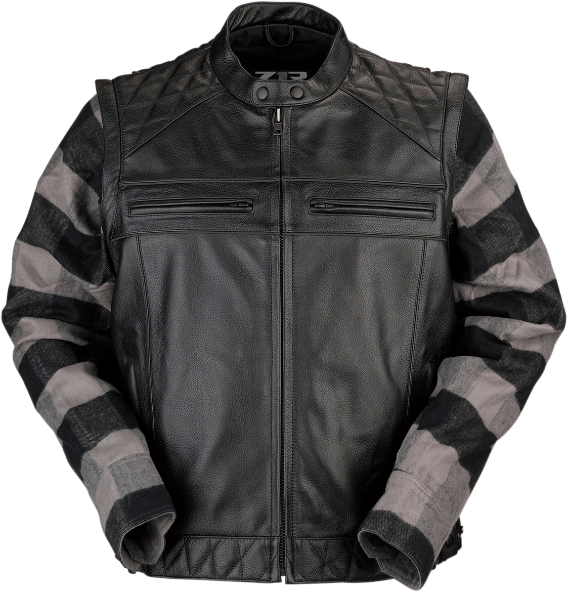 Z1R Ordinance 3-in-1 Leather Jacket w/Flannel Liner Black - Kelly Motorsports