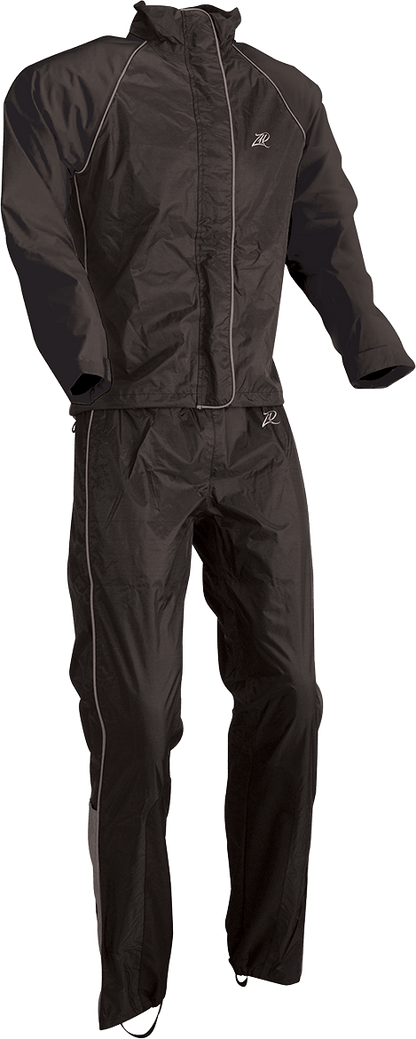 Z1R Rain Pants Black Large 2855-0609 - Waterproof Motorcycle Riding Trousers - Kelly Motorsports