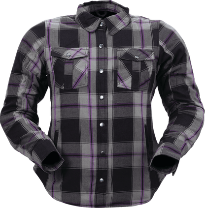 Z1R Women's Ashwood Flannel Motorcycle Jacket - Kelly Motorsports