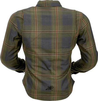 Z1R Women's Ashwood Flannel Motorcycle Jacket - Kelly Motorsports