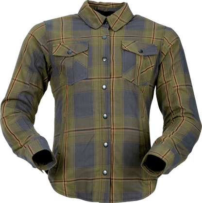 Z1R Women's Ashwood Flannel Motorcycle Jacket - Kelly Motorsports