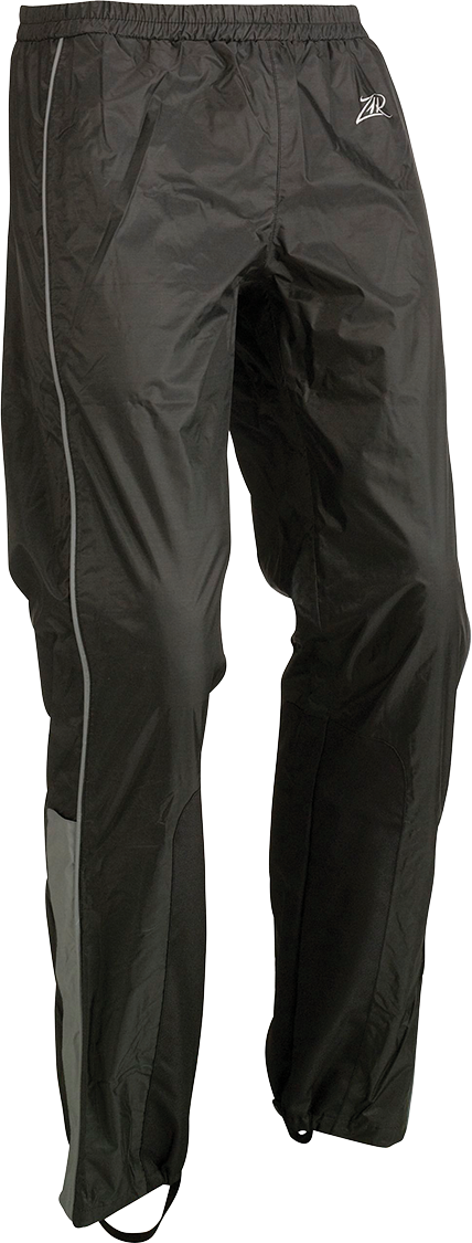 Z1R Women's Rain Pants - Black Large (Part 2855 - 0617) Waterproof and Wind Resistant Riding Gear - Kelly Motorsports