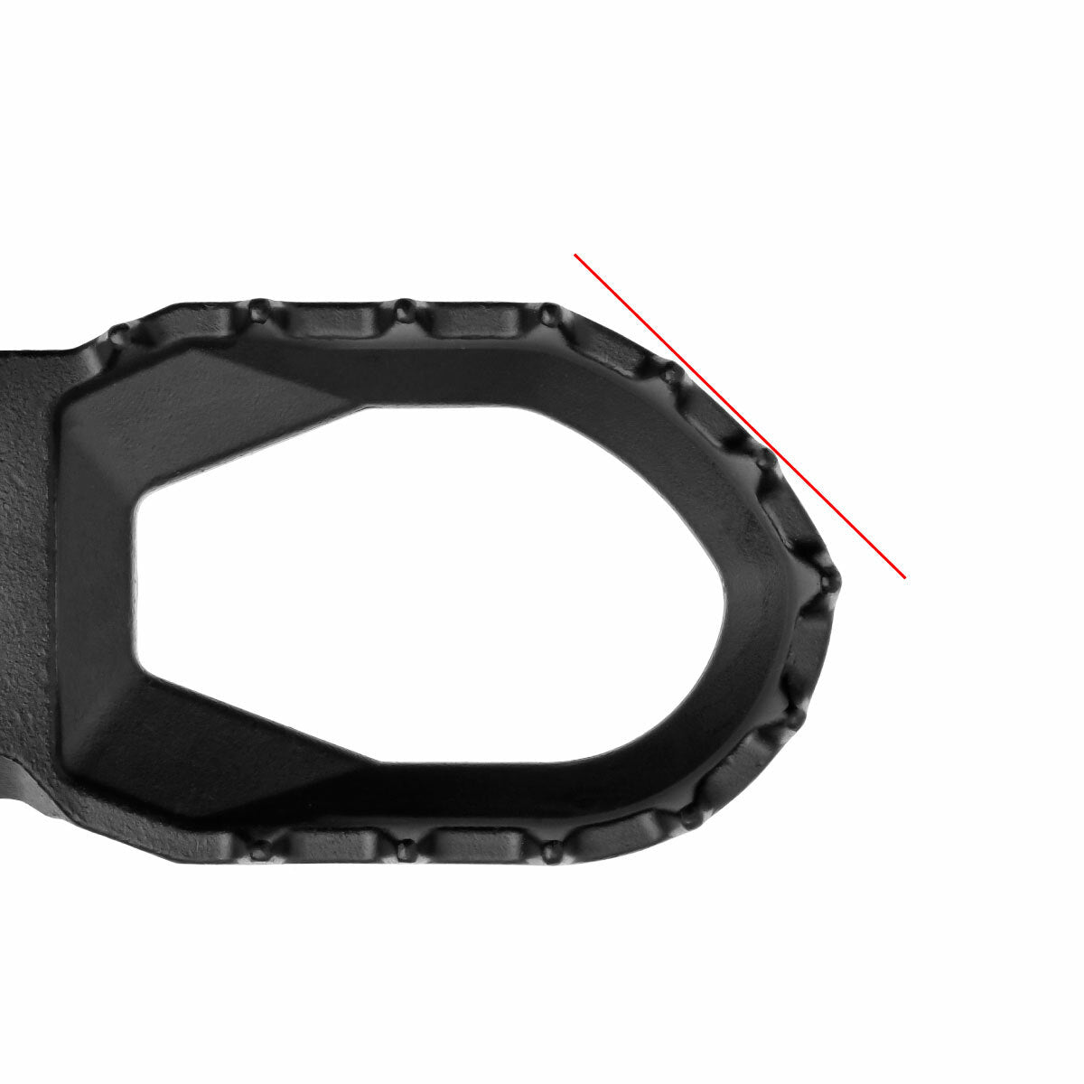 ZETA Max Foot Peg for Yamaha - Part Number ZE93 - 2610, Black - Kelly Motorsports