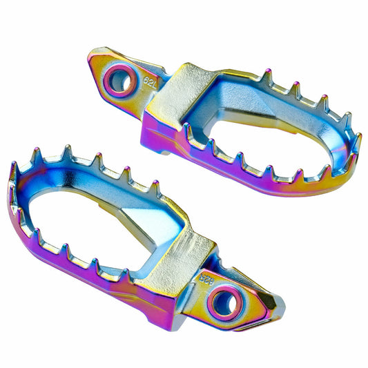 ZETA Max Foot Peg K/G/H Oilslick – Heavy Duty Motorcycle Foot Peg with Mud Shedding and Impact Resistance - Kelly Motorsports
