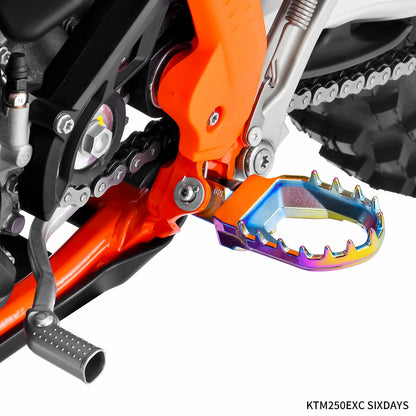 ZETA Max Foot Peg K/G/H Oilslick – Heavy Duty Motorcycle Foot Peg with Mud Shedding and Impact Resistance - Kelly Motorsports
